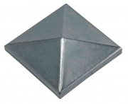 20,0 PZ Di COPRIPILASTRO ACCIAIO QUADRO  50X 50 MM