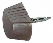 1000,0 PZ Di REGGIPIANO CON CHIODO FISSO PLASTICA MARRONE**