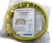 1,0 PZ Di TUBO FLESSIBILE GAS 300 CM F.F.1/2 C/COLLARI UNI15
