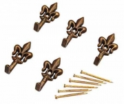 6,0 BL Di BL GANCIO PER QUADRO GIGLIO 32 MM BRON N. 0 5 PZ*