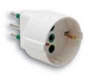 1,0 PZ Di FME ART.87.120BL ADATTATATORE 10A+T SCHUKO