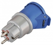 10,0 PZ Di ADATTATORE INDUSTRIALE SPINA SCHUKO-PRESA 16A 220V