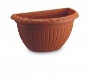 1,0 PZ Di VASO IN PLASTICA A MURO ARGO 40XH22 CM
