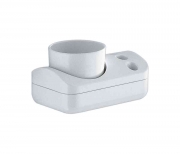 1,0 PZ Di GEDY 2910 PORTABICCHIERE CON BICCHIERE BIANCO