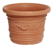 1,0 PZ Di VASO IN PLASTICA FESTONATO D 80XH60 CM PRESTIGE