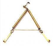 6,0 BL Di BL APPENDIPIATTI A MOLLA OTTONATO 32X46 CM (PZ.2)