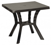 1 PZ Di *TAVOLO RESINA C/INCR.RIGOL.ELITE 60X60 TORT.
