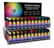 1,0 PZ Di ESPOSITORE COLORANTI UNIVERSALI VUOTO
