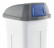1 PZ Di COPERCHIO "PUSH" PER PATTUMIERA LT.100 BLU