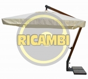1,0 PZ Di PALO ORIZZONTALE OMBRELLONE MAXIMA 220 CM 2019