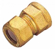 6,0 PL Di PL RACCORDO OTTONE DIRITTO BICONO F/GAS 10X1/2 PES