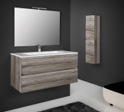 1 PZ Di *COLONNA BAGNO "SPLASH" CM.140 ROVERE GRIGIO