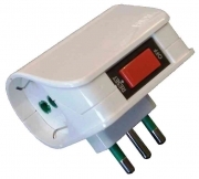 1,0 PZ Di FME ART.87.310 ADATTATORE 2P BIP-SCH CON INTERR. S