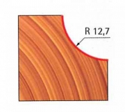 1,0 PZ Di FRESA WIDIA RAGGIO CONCAVO 30-10606 12,7 MM