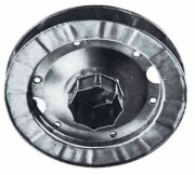 1,0 PZ Di PULEGGIA C/CALOTTA ACC D 220 MM PER RULLO OTTAG