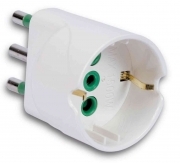 50,0 PZ Di FME ART.82.600 ADATTATATORE 10A+T-SCHUKO GARANTI