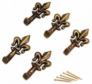 6,0 BL Di BL GANCIO PER QUADRO GIGLIO 47 MM BRON N. 2 5 PZ*