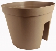 10 PZ Di *VASO MONACO 30X30X24H MOCCA
