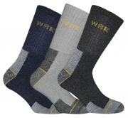 4 CF Di *CALZE DA LAVORO CORTE (3 PAIA ASS) TG39/42