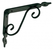 10,0 PZ Di REGGIMENSOLA FERRO BATTUTO NERO SAT 300X250 MM