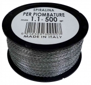 1,0 PZ Di FILO SPIRALINO PER PIOMBATURE D 1,1 MM   500 G