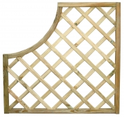 1,0 PZ Di GRIGLIATO PINO IMPREGNATO 35  90XH 90 CM SAGOMATO