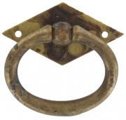 25,0 PZ Di MANIGLIA OTTONE 12321 49X45 MM ANTICATO**