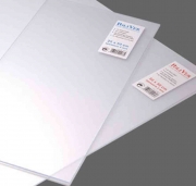 5,0 PZ Di VETRO SINTETICO  TRASPARENTE H 100 100X2,5 CM