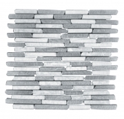 11 PZ Di *MOSAICO IN PIETRA NATUR. LISTEL.30X30 BICO.