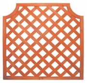 4 PZ Di PANNELLO GRIGL.LEGNO SAGOM. CM.90X90 MOD.2