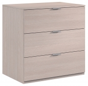 1 PZ Di KIT CASSETTONE 3 CASSETTI 80X38X77 ROVERE CHIARO