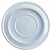 1,0 PZ Di ROSONE PER TUBO DI STUFA D 15 CM BIANCO