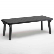 1,0 PZ Di TAVOLOBERGEN CM 160/220X90X74H ANTRACITE