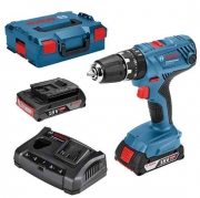 1,0 PZ Di BOSCH-B 18VP TRAPANO GSB18V-21 CON 2 BATTERIE 2AH