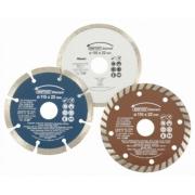 Set 3 dischi diamantati x smerigliatrice dm mm 115 disco diamantato lama Einhell