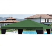 TELO TOP COPERTURA RICAMBIO MT 3X3 CM 300X300 VERDE GAZEBO CON AIRVENT AIR VENT