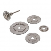 Set 5 lame dischi HSS taglio x mini trapano smerigliatrice a stelo tipo dremel