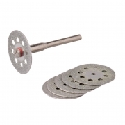 5 lame dischi diamantati taglio mini trapano smerigliatrice a stelo tipo dremel
