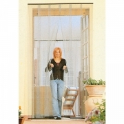 TENDA ZANZARIERA A LAMELLE FASCE BIANCA 140x250CM PER PORTA BALCONE ANTI ZANZARE