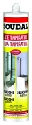 12 PZ Di SOUDAL CART. SILIC. ALTE TEMPER. ROSSO ML.310