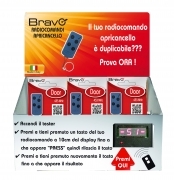 1 CF Di ESPOSITORE 22 RADIOCOMANDI 'DOOR' C/TESTER