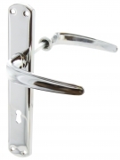 5 PZ Di *MANIGLIA ZIRAL CORNO SCAN.C/1 PLACCA Q.6/70