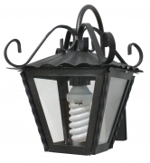 4 PZ Di *LANTERNA FERRO BATTUTO C-BRACCIO MOD.GARDEN