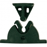 50 PZ Di *FERMAPORTE A PINZA PLAST.NERA INC.UNIV.**