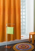 1 PZ Di *GEDY TENDA DOCCIA POLIEST.114 ARANCIO180X200