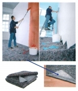 1 RT Di *FELTRO DI PROTEZ.CON PELLICOLA H.100 X 10MT.