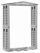 1 PZ Di PROLUNGA PER RICOVERO ATTREZZI MOD.GARDEN