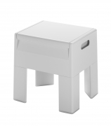 1 PZ Di *GEDY ART.2073 SGABELLO BIANCO