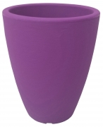 1 PZ Di VASO HOME/ADONE TONDO CM.30X38H VIOLA