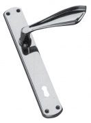 8 PZ Di *MANIGLIA ZIRAL CROMATA A FARFALLA Q. 8/70